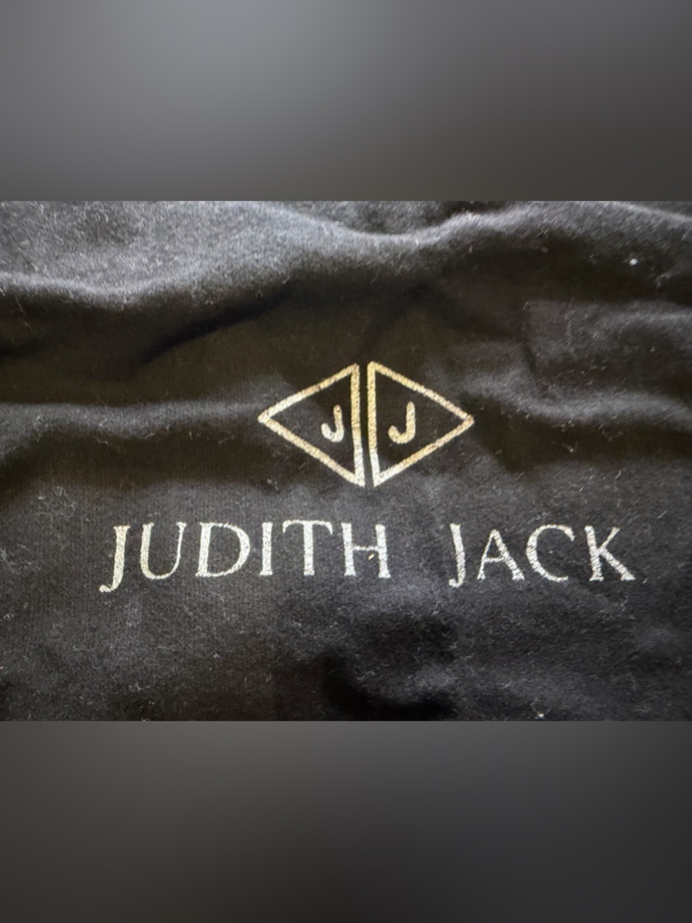 Judith Jack Black Tee with Silver Logo